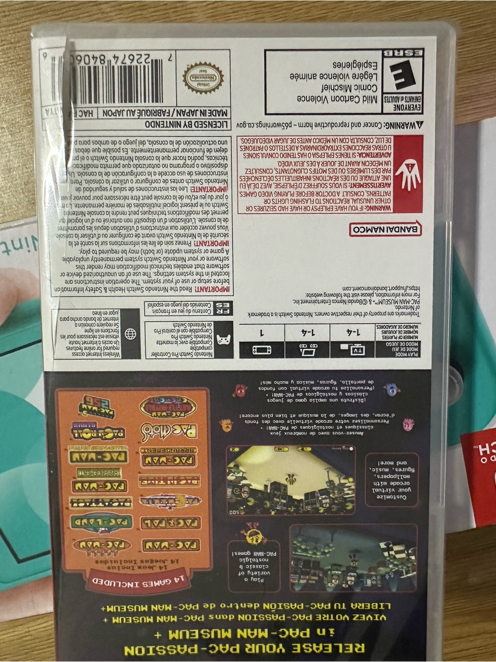 CLOSET  CLOSING BNIB Nintendo Switch LITE (Turquoise) with Pac-Man Museum+ Game - Picture 5 of 6